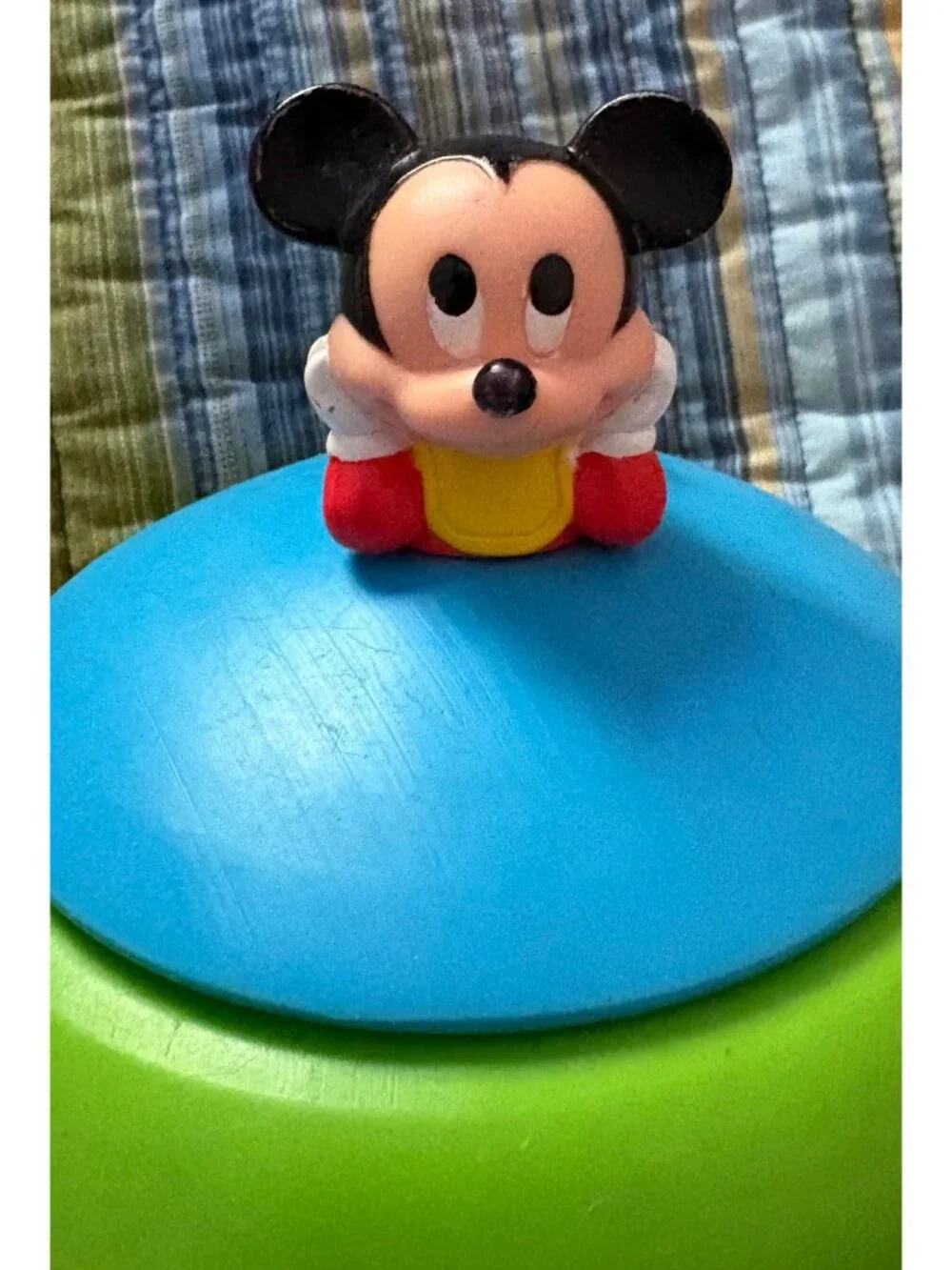 Vintage 1988 Disney Mickey Mouse Stack-A-Ball Roly Poly Toy Mattel